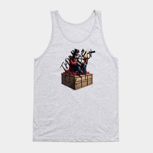 Think Outside Of The Box Guy Fawkes Humor Tank Top